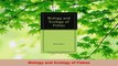 Download  Biology and Ecology of Fishes Ebook Free