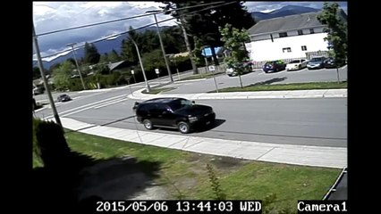 Security cam captures insane number of crazy events in BC town