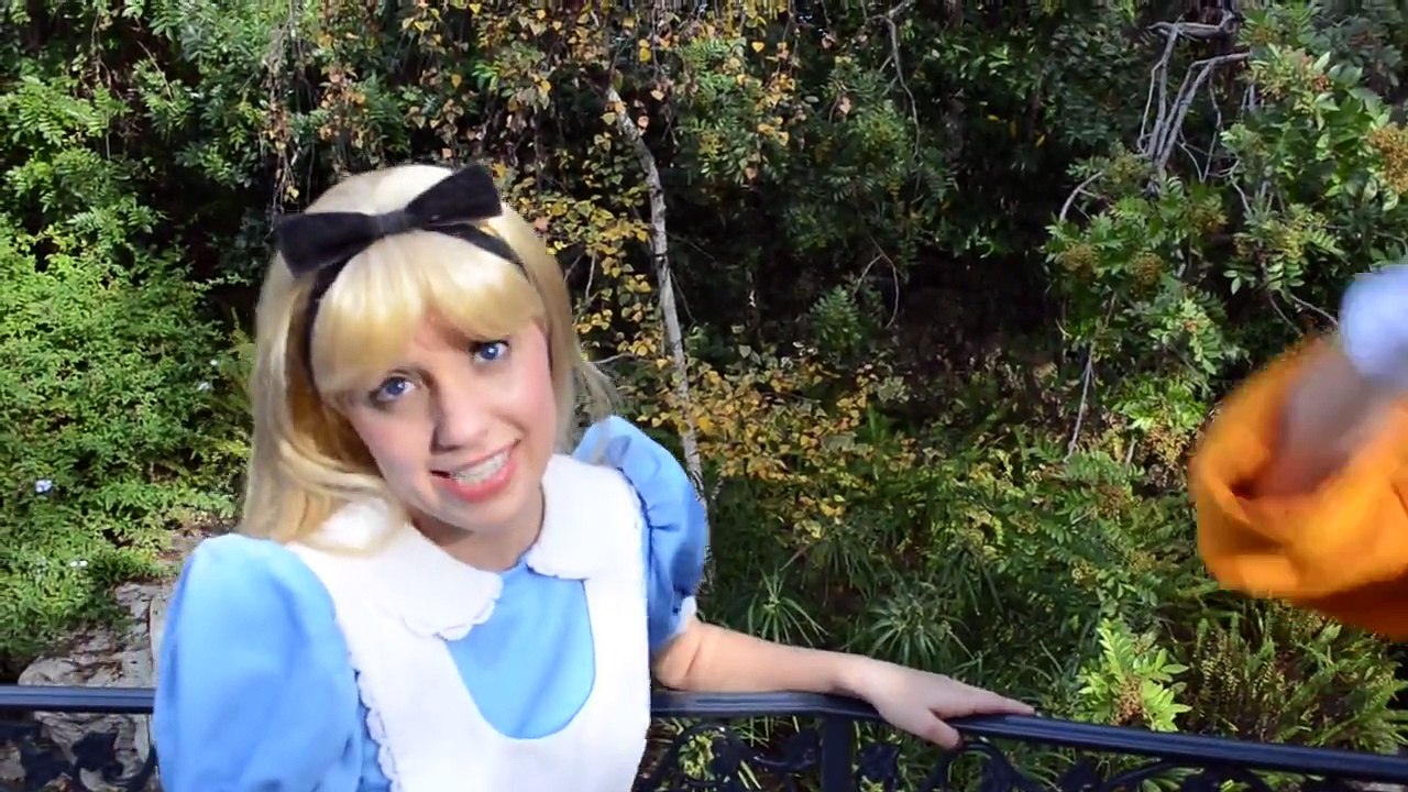 Party Disneyland Alice in Wonderland is more Famous than Mr. Mad Hatter California