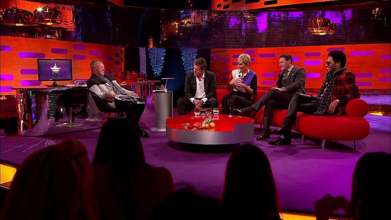 Lenny Kravitz Strips For Emma Thompson - The Graham Norton Show
