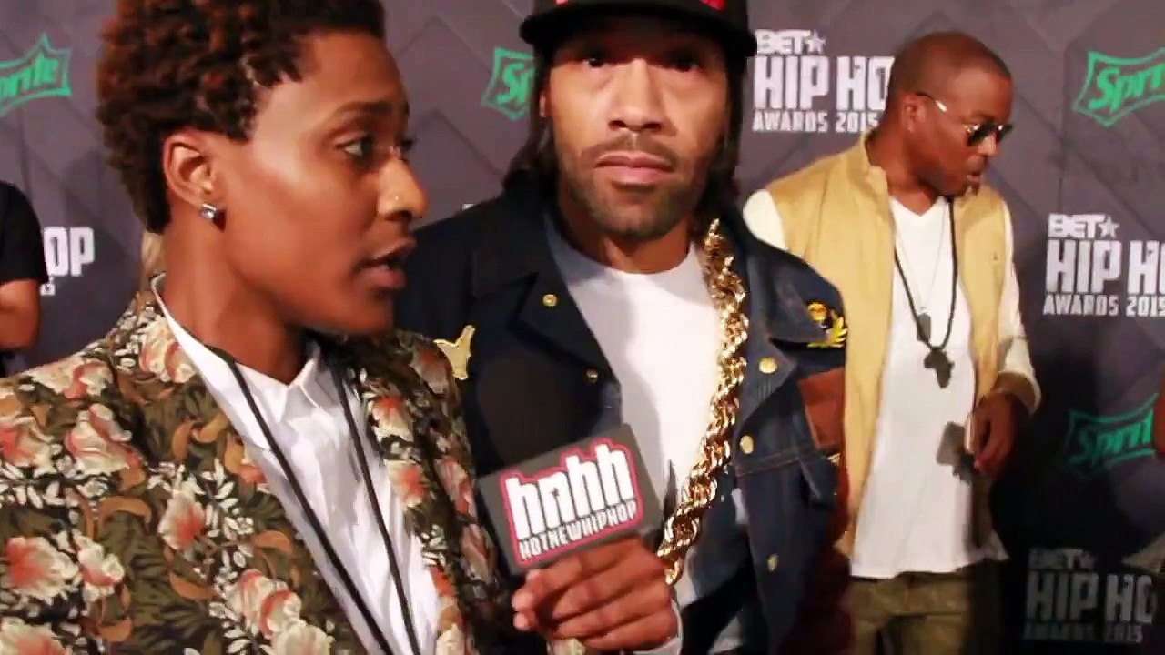 Redman on the BET Hip-Hop Awards 2015 Green Carpet