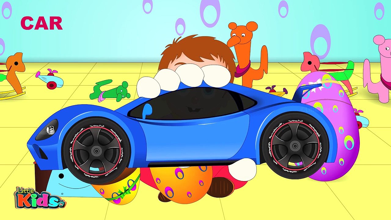 Surprise Eggs Street Vehicles | Learning Street Vehicles With Sound | Surprise Eggs Toys