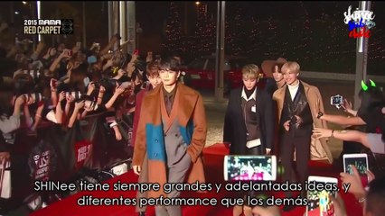 [ESP] SHINee - Alfombra roja MAMA 2015