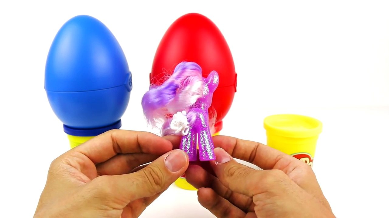 toys 3 Giant Surprise Eggs Peppa Pig + Play Doh Mickey Mouse Frozen Disney Toys surprise egg