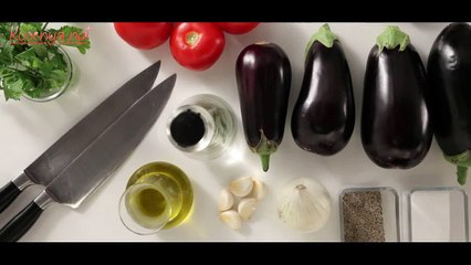 Паленые баклажаны   - видео  рецепт