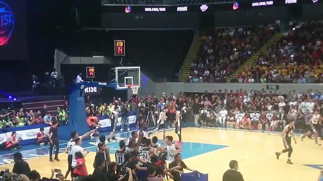 LeBron James Dunks with Chris Ellis, & Kobe Paras Highlights Nike Rise Tour Manila Philippines 2015