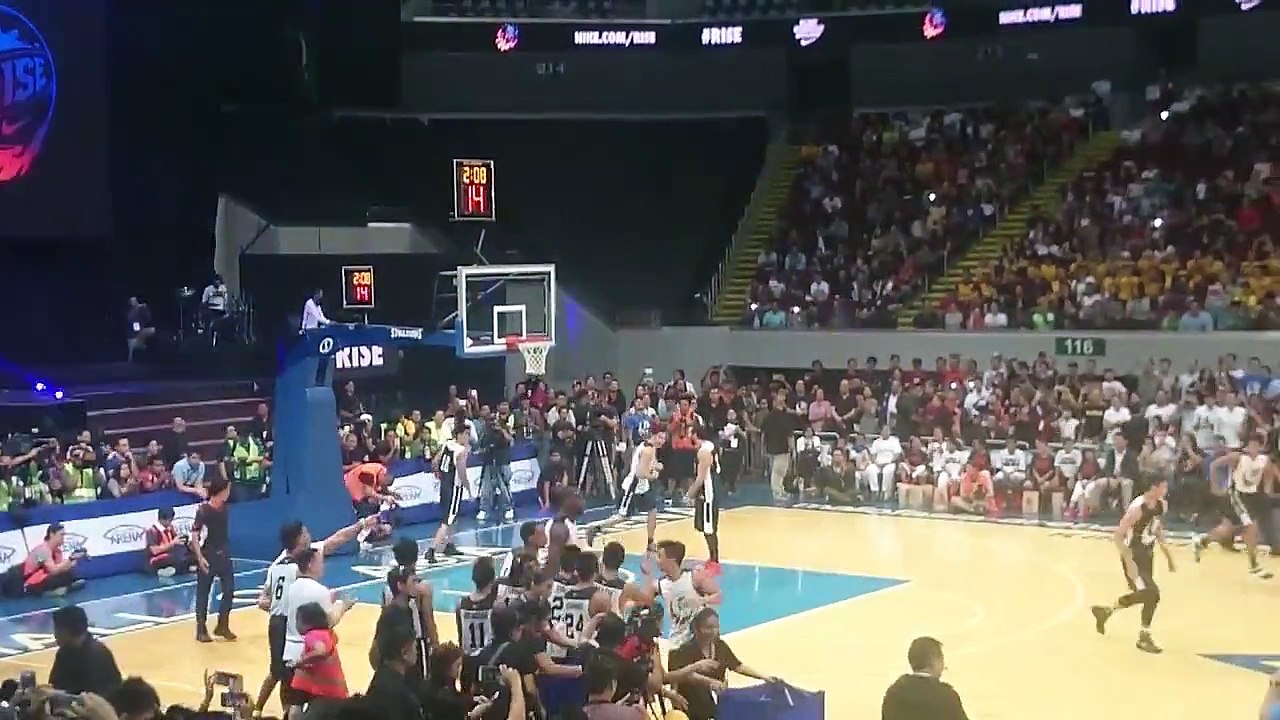 LeBron James Dunks with Chris Ellis, & Kobe Paras Highlights Nike Rise Tour Manila Philippines 2015