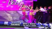 WWE SmackDown The Bella Twins VS Maryse & Natalya
