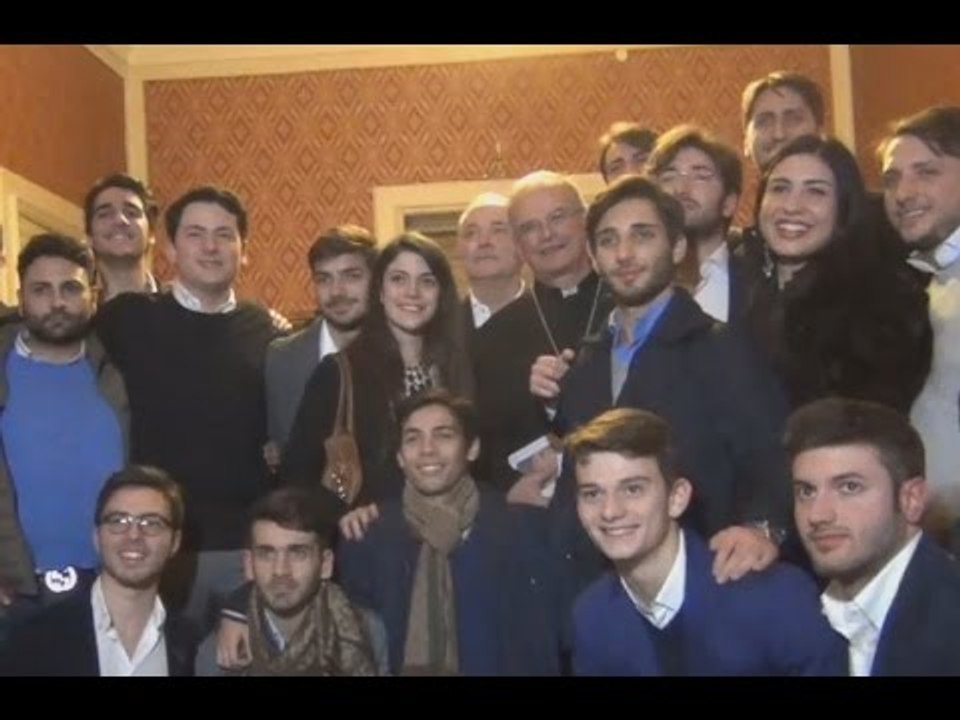 Aversa (CE) - Festa di Natale dal vescovo Spinillo (24.12.15)