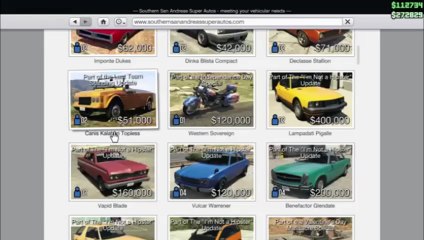 GTAV Gameplay - Car Shopping