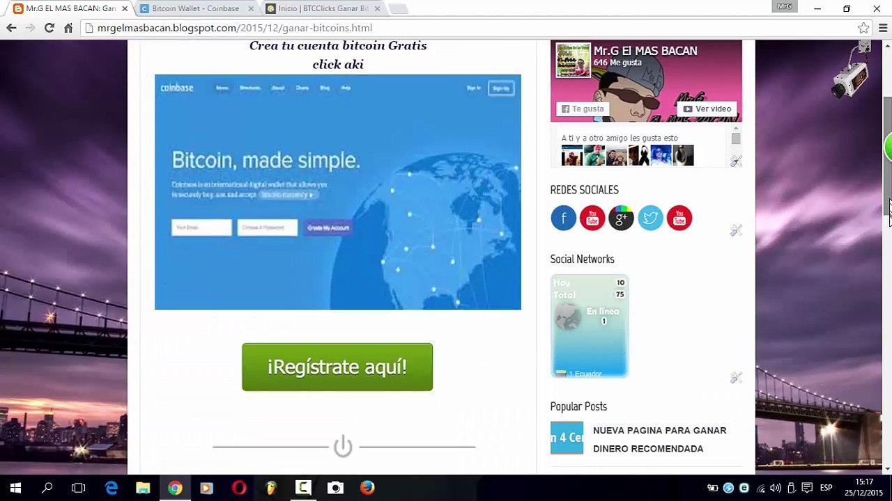 como crear monedero bitcoins, ganar bitcoins gratis efectivo y sencillo 2016