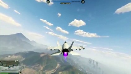 GTAV Gameplay - Hydra Plane