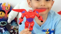 Disney Big Hero 6 Baymax, Hiro Supergiant Egg Unboxing – New Toys + Fist, Kinder Egg