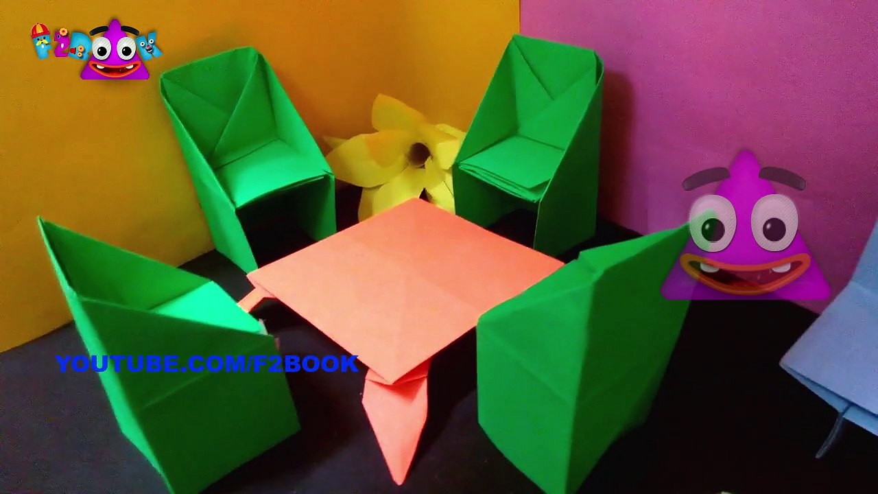 Origami Table Folding Instructions - How to Mak...