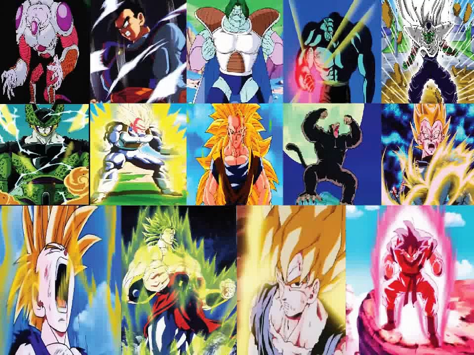 Top 10 Dbz Transformations/Power Ups