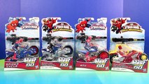 Ultimate Spider-man Web Warriors Blast N Go Spider Cycle ATV Spiderman Crash Into Imaginext Joker