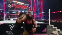 WWE RAW Roman Reigns vs. Braun Strowman