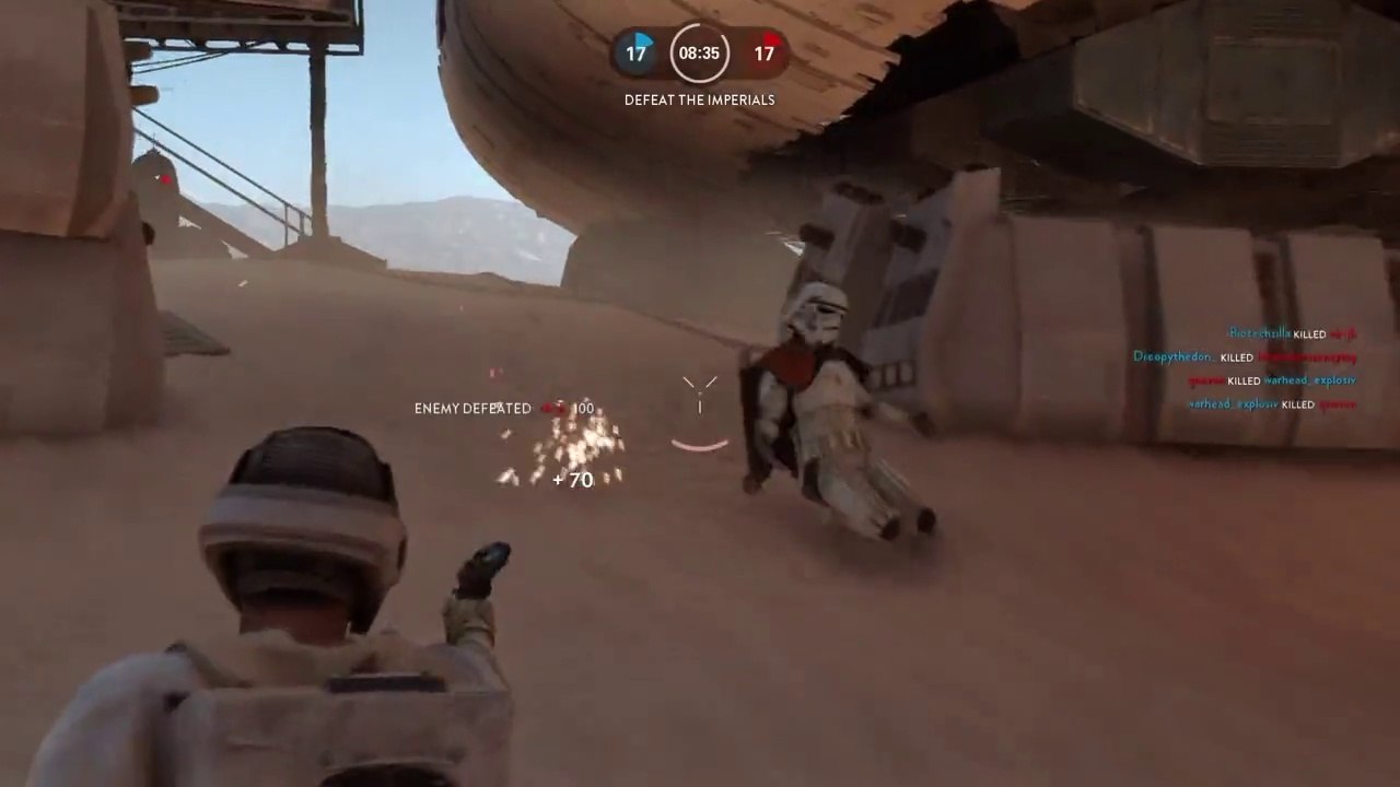 Biotechzilla's challenge Battlefront PS4