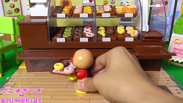 アンパンマン おもちゃ アニメ ミスタードーナツ みんなで仲良く食べよう‼ ANMkids アニメきっず ANMTN Anpanman Toy mister donut