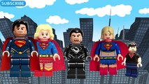 Daddy Finger Song LEGO SUPERMAN Minifigures - Finger Family SUPERMAN - Nursery Rhymes for Children