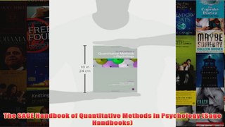 The SAGE Handbook of Quantitative Methods in Psychology Sage Handbooks