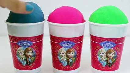 Play-Doh Ice Cream Frozen Disney Cups & Surprise Eggs
