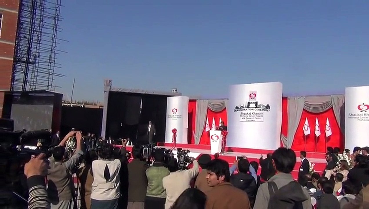 Imran Khan Complete Address at SKMH Peshawar Opening Ceremony 29th December 2015