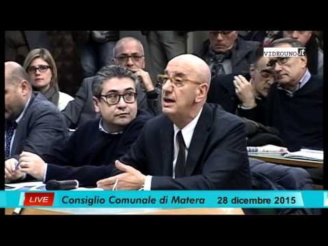 Matera - consiglio comunale 28 dicembre 2015