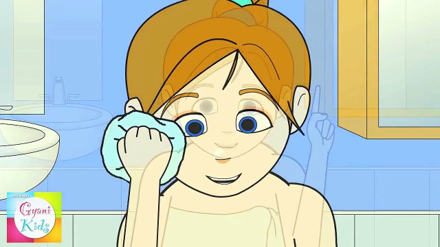 After The Bath I Try Try Try Nursery Rhyme | Kids Animation Rhymes Songs