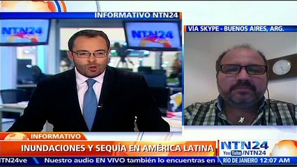 El suelo ya no tiene mayor capacidad de retención de agua: especialista ambiental sobre inundaciones en América Latina