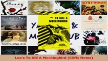 Read  Lees To Kill A Mockingbird Cliffs Notes Ebook Free