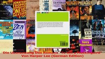 Read  Die Ubersetzung Des Romans To Kill a Mockingbird Von Harper Lee German Edition Ebook Free