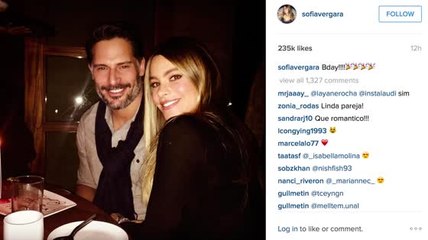 Sofia Vergara feiert den 39. Geburtstag von Joe Manganiello