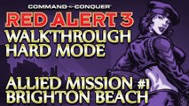 Ⓦ Command and Conquer: Red Alert 3 Walkthrough ▪ Hard - Allied Mission 1 ▪ Brighton Beach [1080p]