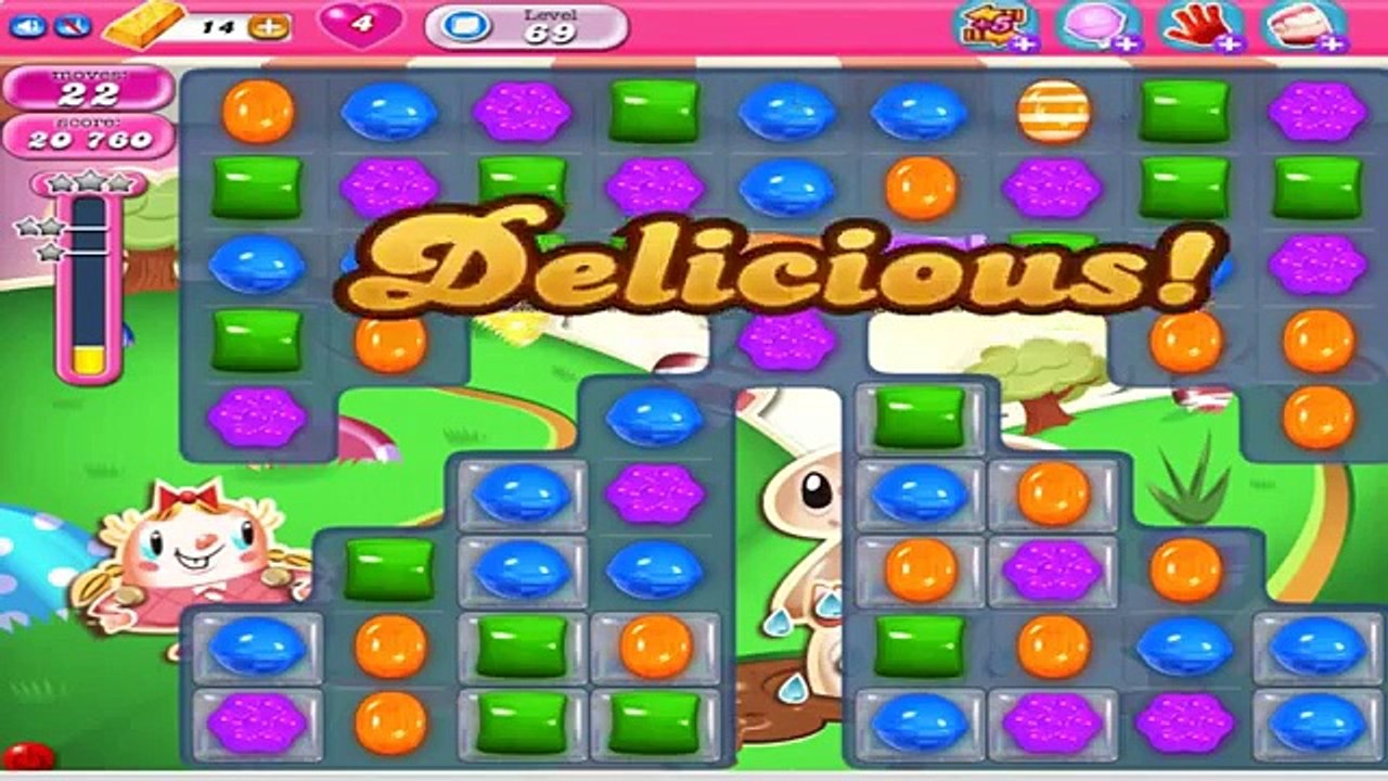 Candy Crush Saga Gameplay Level 69