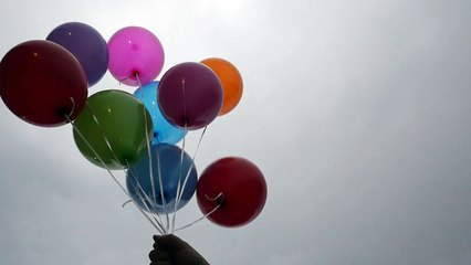 Balloons Slow motion