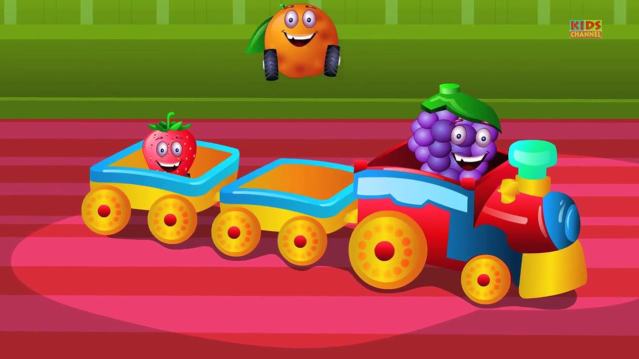 Five Little Fruits | Nursery Rhyme