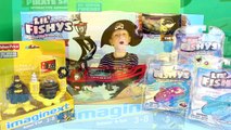 Imaginext Batman & Disney Pixar Cars Mater Go Swimming Lil Fishys Pirate Ship Fish Toys