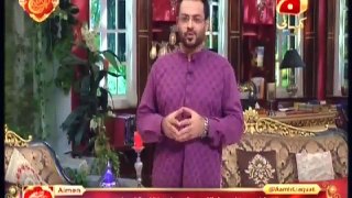 Subh e Pakistan with Dr Aamir Liaqat Hussain - Guest Syed Noor Geo Kahani 30th December 2015 - Part 1