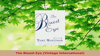Read  The Bluest Eye Vintage International PDF Online