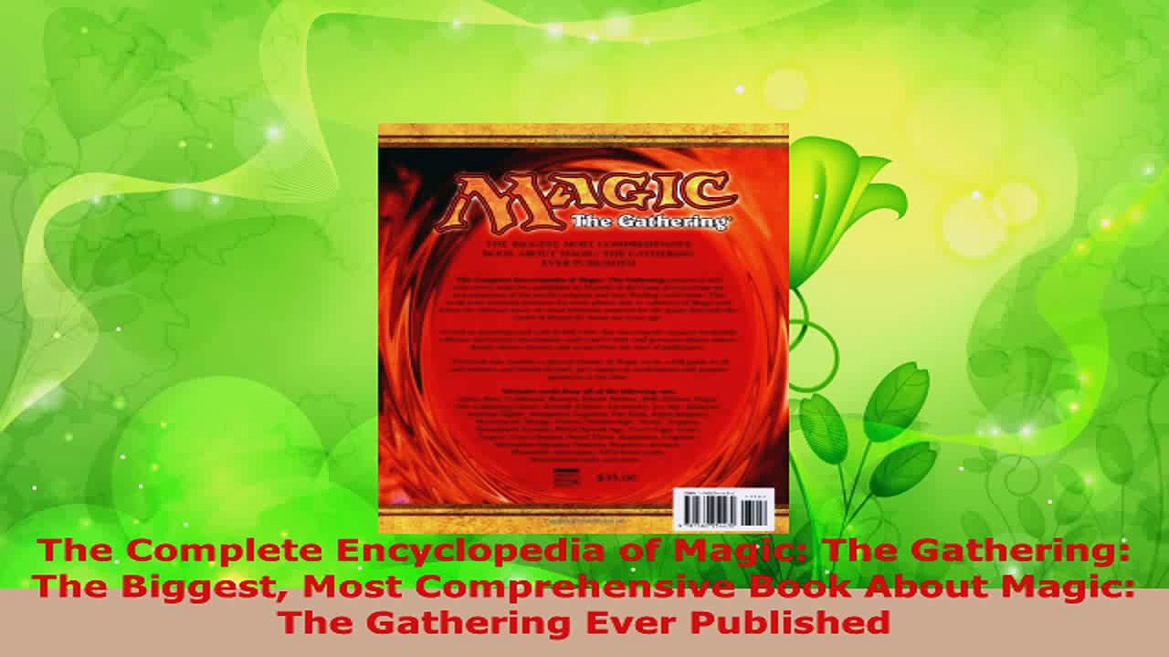 Read  The Complete Encyclopedia of Magic The Gathering The Biggest Most Comprehensive Book PDF Free