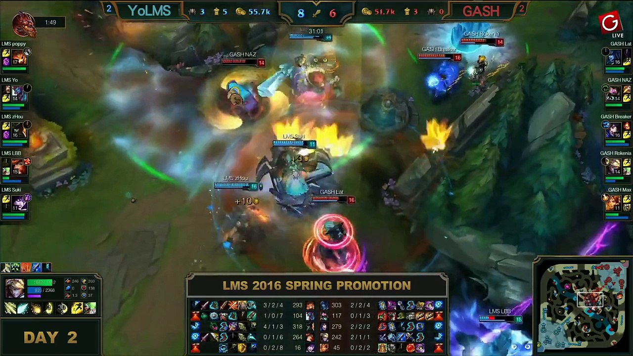 2015/12/27 YoLMS vs 橘子熊 第五場 橘子熊巴龍池內自爆