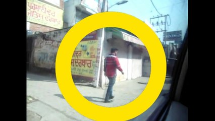 Real ghost Video l Real Creepiest Ghost Walking on Road With Girl ll