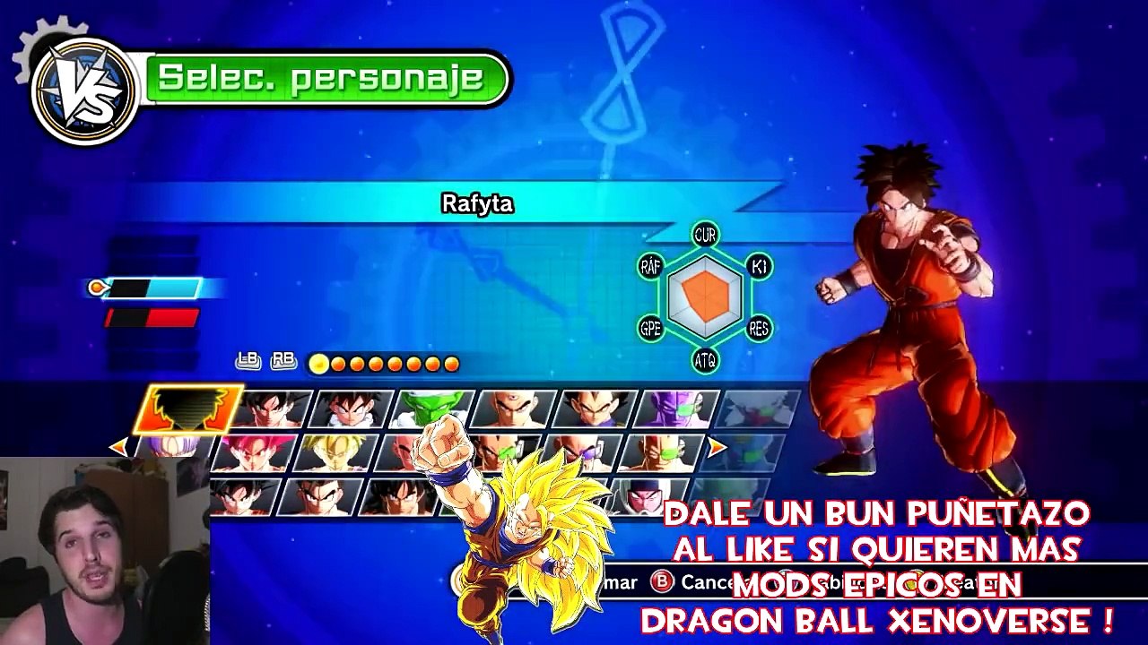 Dragon Ball Xenoverse MOD : GOKU ZOMBIE SSJ GOD - THE WALKING GOKU ( HALLOWEEN )