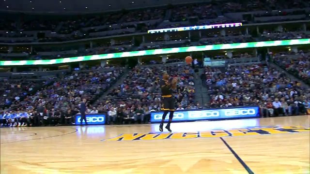LeBron Throws Down the Reverse Jam
