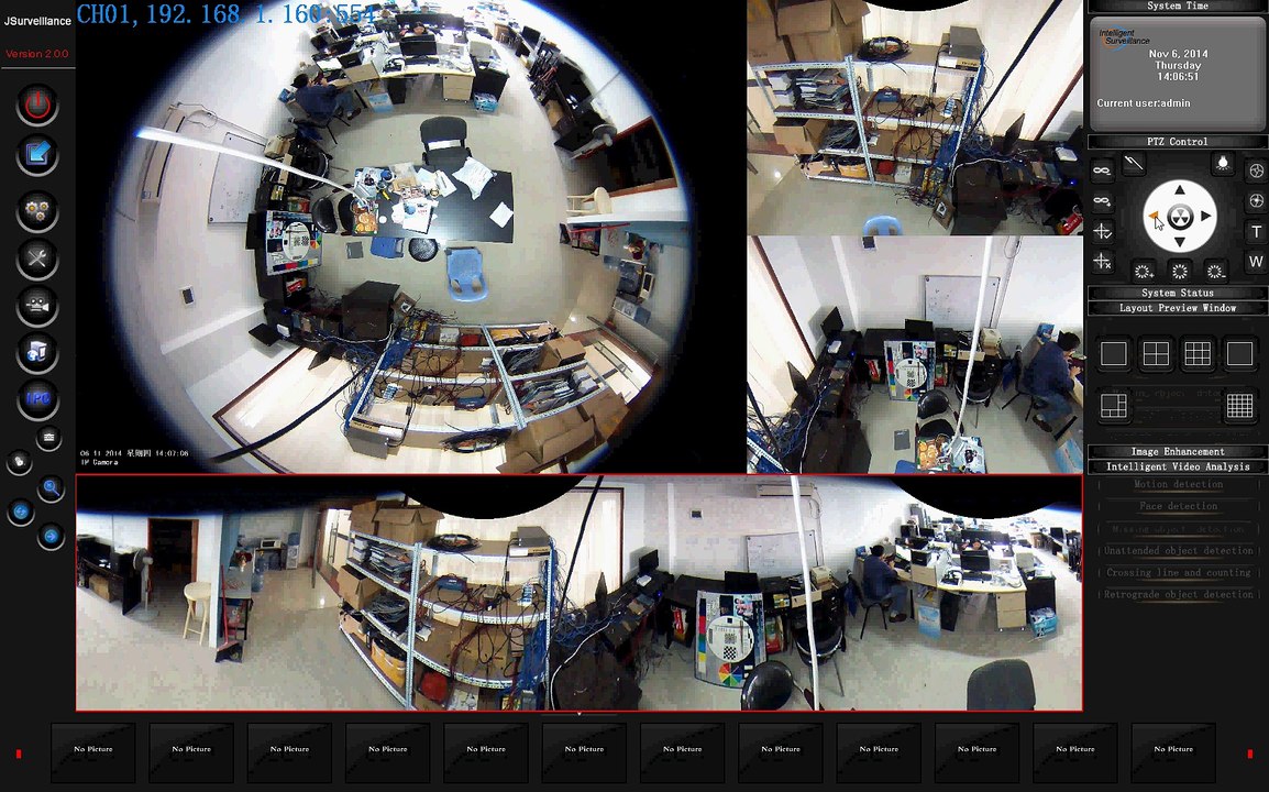 180degree Fisheye Lens Pc Web USB Camera with 1080p Wide Angle