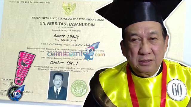 Anwar Fuady, S3 di Usia Senja - Cumicam 30 Desember 2015