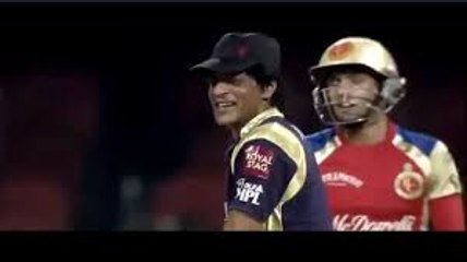 Shahrukh Khan Playing match KKR vs RCB in IPL 2015