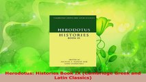 Download  Herodotus Histories Book IX Cambridge Greek and Latin Classics Ebook Free