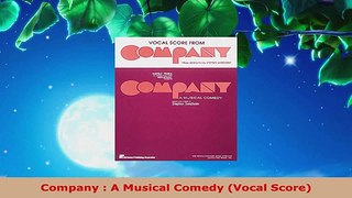 Read  Company  A Musical Comedy Vocal Score Ebook Free